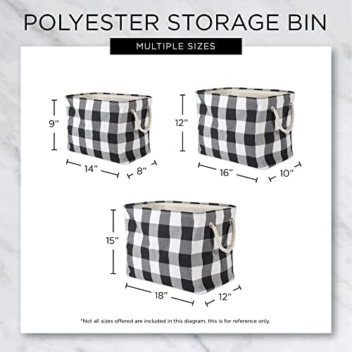 Bone Dry Pet Storage Collection Paw and Bone Print, Small Rectangle, 14x8x9", Nautical Blue