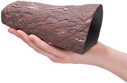 Plecoceramics Pleco Cave Cone Breeding Ceramic Decorations Fish Tank Aquarium (Brown)