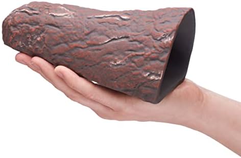 Plecoceramics Pleco Cave Cone Breeding Ceramic Decorations Fish Tank Aquarium (Brown)