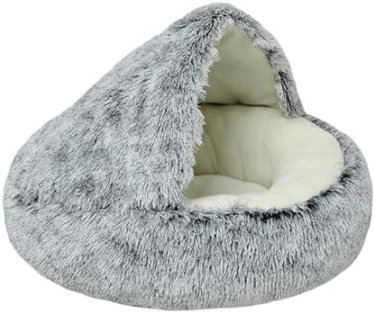 Cat Houses,Cat Beds for Indoor Cats,Cat Sleeping Bag,Small Cat Bed,Cat Condo,Cat Houses & Condos,Winter Warm Shell Semi-Closed Cat Litter Box,Pet Cat Bed,Semi-Enclosed Cat Litter Box