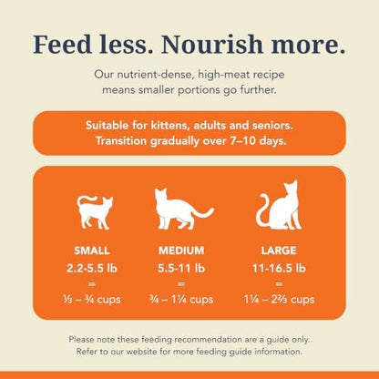 Feline Natural - High Protein Freeze Dried Dry Cat Food with 98% Meat