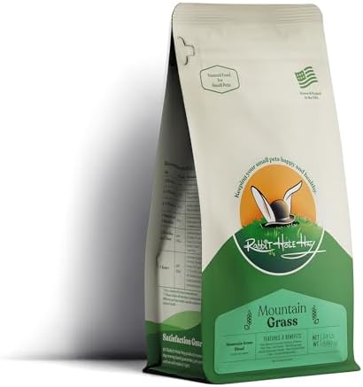 Rabbit Hole Hay - Ultra Premium Mountain Grass for Small Pets - 24 oz - Fresh & Hand-Sorted