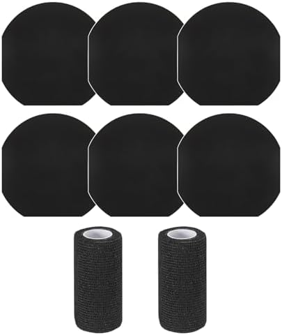 6 Pack Horse Hoof Tape with 2 Rolls of Vet Wrap, Magic Cushion Hoof Packing