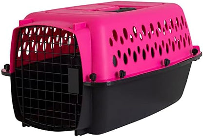 Petmate Pet Porter Fashion Dog Kennel 23in, Hot Pink, for Pets up to 15lbs