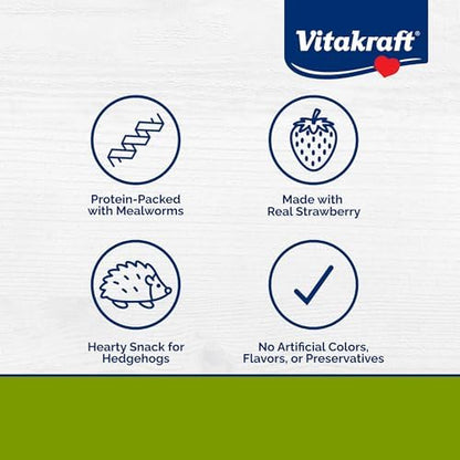 Sunseed VitaKraft Wigglers and Berries Trail Mix Hedgehog Treat 2.5 oz.