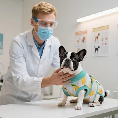 Kuoser Recovery Suit for Dogs Cats, Soft Dog Surgery Suit Female Male Spay