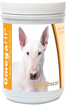 Healthy Breeds Bull Terrier Omega HP Fatty Acid Skin and Coat Support Soft Chews 90 Count