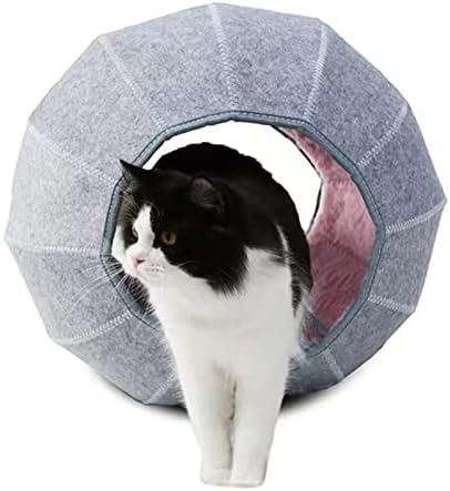 Foldable Pet Bed Cat Litter Breathable Kennel Cave Tunnel Toy Semi-Enclosed Creative Cat Mat Four Seasons Pet Supplies Felt Cloth