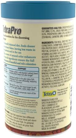 TetraPro Tropical Color Crisps Fish Food, 2.65 oz