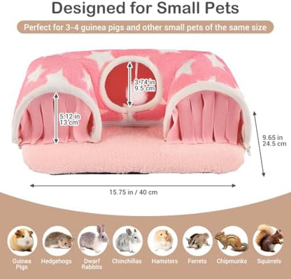 Avont Guinea Pig Tunnel, Small Animal Hideaway Tube Toy