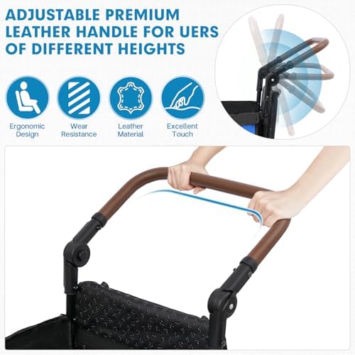 Foldable Dog Wagon for Medium & Large Dogs, Outdoor Pet Wagon