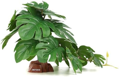 Reptile Fake Plants Terrarium Decor fit Leopard Gecko Ball Python