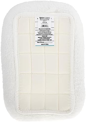 Midwest Homes for PetsPet Bed for Dog Carrier & Travel Carrier, Pet Bed Fits 19-Inch Plastic Pet Carriers for Tiny Dog Breeds & Tiny Cats, XX Small Travel Bed