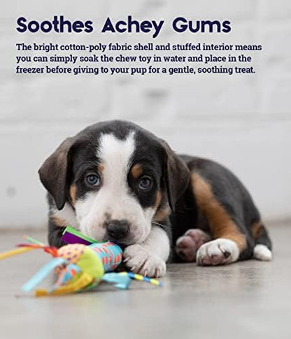 Cool Teething Stick Dental Dog Chew Toy, Soak & Freeze, 8.5"