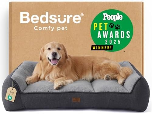 Bedsure SupportMax™ Extra Thick Orthopedic XL Dog Bed for Extra Large Dogs