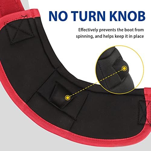 Harrison Howard Horse Bell Boots Overreach Bell Boots No-Turn Bell Boots for Horse-Durable Protective Hoof Boot