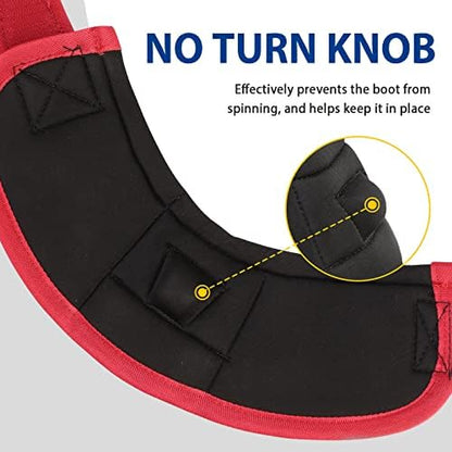 Harrison Howard Horse Bell Boots Overreach Bell Boots No-Turn Bell Boots for Horse-Durable Protective Hoof Boot