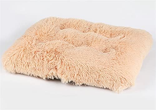 Long Plush Calming Pet Bed Cuddler Pet Bed Champagne L