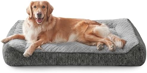 JOEJOY XL Orthopedic Dog Bed for Large Dogs - Extra Thick Foam Pet Bed Sofa