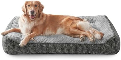 JOEJOY XL Orthopedic Dog Bed for Large Dogs - Extra Thick Foam Pet Bed Sofa