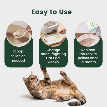 Gardner Pet Zeolite Cat Litter Pellets 12 Lbs (6 Lbs x 2 Pack)