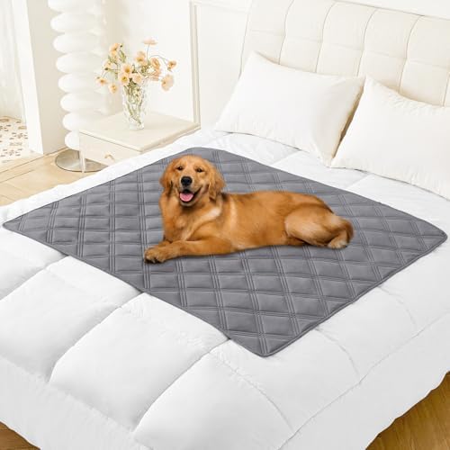 Smiry Waterproof Dog Bed Cover, Reversible Pet Blanket for Sofa Couch