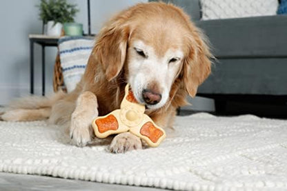 Hartz Chew ‘n Clean Chew Toy and Treat in One Chicken Flavored Tri-Point Dog Toy, Medium (Pack of 12)