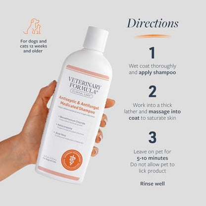Veterinary Formula Clinical Care Antiseptic & Antifungal Shampoo, 2-Pack