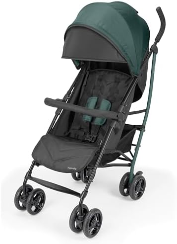 3Dlite Jewel Convenience Stroller – Lightweight Folding Stroller with Car Seat Compatibility, Extra-Large Canopy & Storage