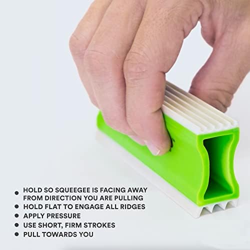 FurDozer Pet Hair Remover & Auto Detailing Tools - Cat & Dog Hair Remover for Carpets, Car Interiors, Couches, Bedding, & Pet Furniture (Green, X3 PRO - 5" Long)