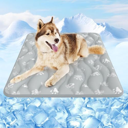 Rywell 36x27in Dog Cooling Mat with One-Way Moisture & Arc-Chill 3.0