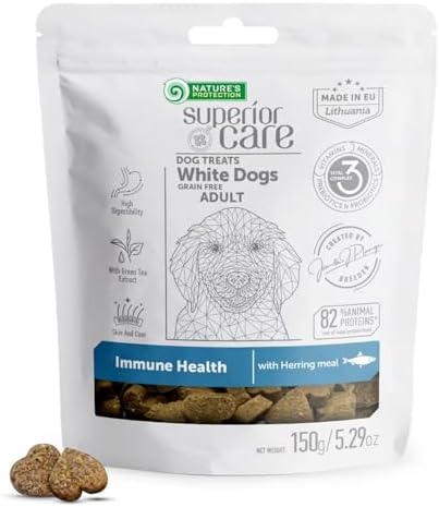 Nature's Protection Superior Care Functional Dog Treats, Herring 5.29oz