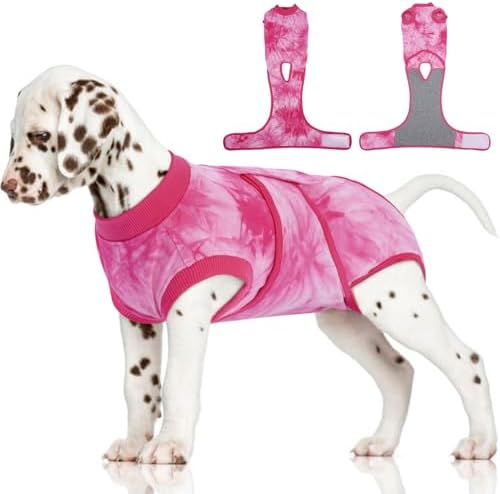 FUAMEY Dog Surgery Suit, Surgical Suit for Dogs, Dog Onesie for Surgery