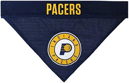 Pets First NBA Dog Bandana - Indiana Pacers Reversible Pet Bandana. 2 Sided Home & Away Sports Bandana with a PREMIUM Embroidery TEAM Logo, Large/X-Large