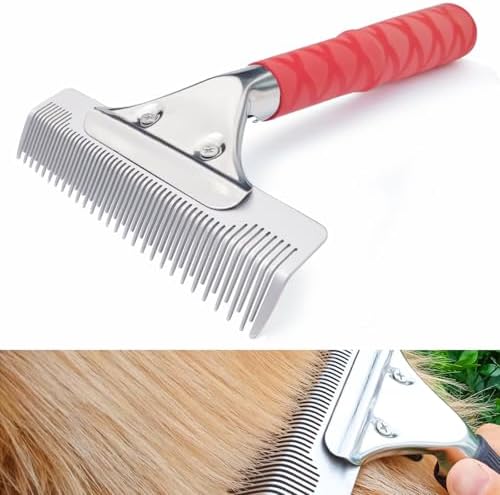 Dog Brush for Shedding – Deshedding Grooming Tool for Dogs and Cats