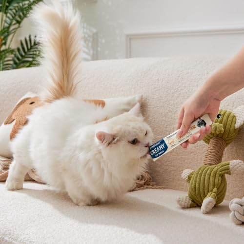 PETPHABET Lickable Cat Treats Squeeze, Chicken Recipe 20 Tubes