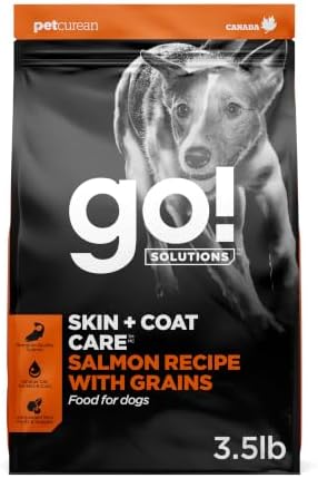 Go! Solutions Skin + Coat Care Salmon Dry Dog Food, 3.5 lb
