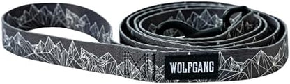 Wolfgang 1 Inch Venture Dog Leash Wolfmountain Print Small