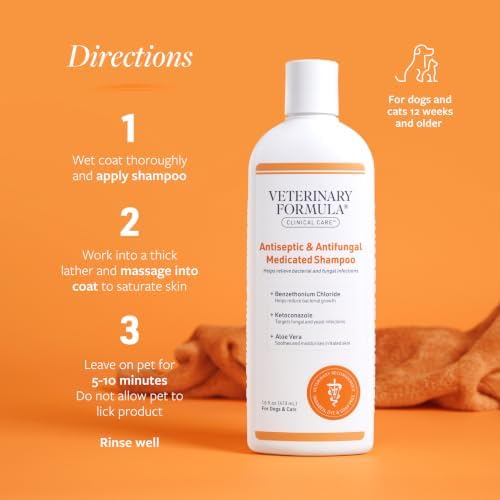 Veterinary Formula Clinical Care Antiseptic & Antifungal Shampoo, 16 oz