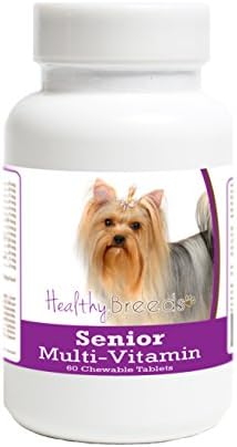 Healthy Breeds Yorkshire Terrier Senior Dog Multivitamin Tablets 60 Count