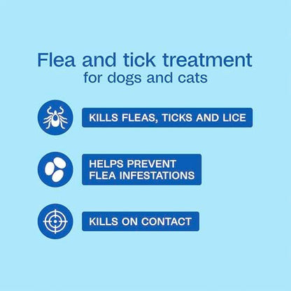 ADAMS Plus Flea & Tick Shampoo with Precor for Dogs, Cats, Puppies & Kittens, Flea Shampoo to Treat Infestations, Kills Ticks, Fleas, Flea Eggs & Lice, Cleans and Conditions Coat, 6 Ounces