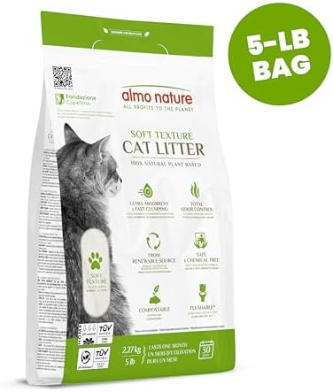 almo nature Cat Litter 2,27 Kg/5 lb (76) (Pack of 4)