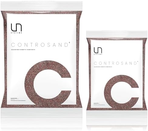 UNS Controsand - Pacifica, 8L - Natural Freshwater 0.4-0.9mm Dark Reddish Sand for Aquascaping Planted Tanks - Aquarium, Terrarium, Paludarium Substrate for Betta, Shrimp, Fish, Jumping Spider, Turtle