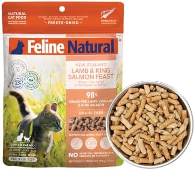 Feline Natural - High Protein Freeze Dried Dry Cat Food with 98% Meat