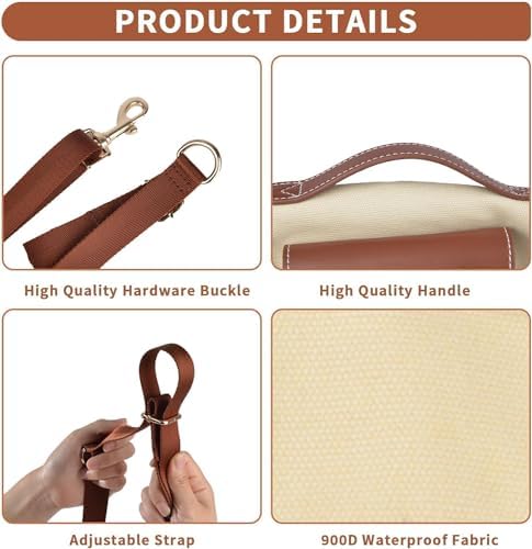 Wakytu Dog Lift Harness Dog Carrier Sling for Small Dogs & Cats,M