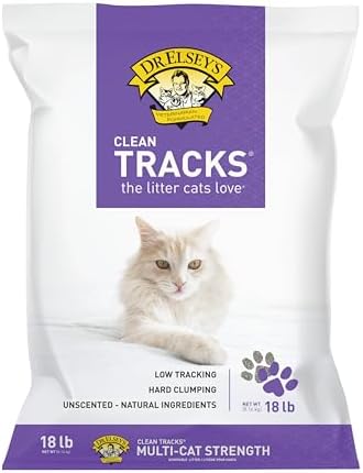 Dr. Elsey's Clean Tracks Clumping Clay Cat Litter 18 lb. Bag