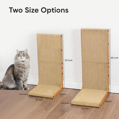 Cat Scratcher, L-Shaped Cat Scratching Pad, 23 Inch, Small