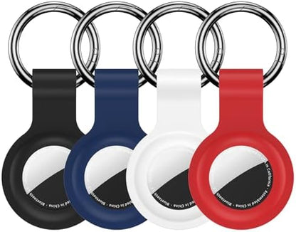 Compatible for AirTag Holder Keychain 4 Pack for Air Tag 1st&2nd Generation