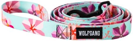 Wolfgang Heavy Duty Dog Leash, Pull-Tested to Over 800 lbs for Walking & Training, DigiFloral Print, Large
