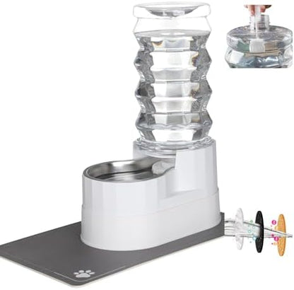 RIZZARI 8L Elevated Dog Water Dispenser: Senior Pets Filtered Hydration